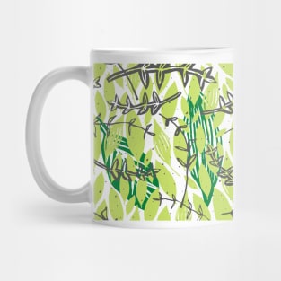 floating branch cutout Mug